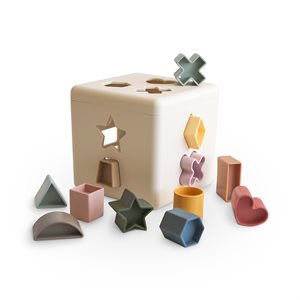 Mushie Shape Sorting Box - Original